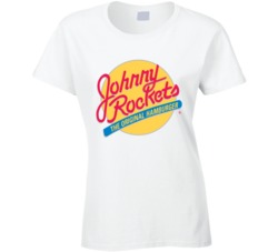 Johnny Rockets The Original Hamburger Food Restaurant Foodie Ladies T 