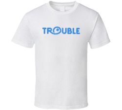Trouble Board Game Logo T Shirt
