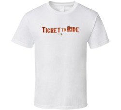 Ticket To Ride Board Game Logo T Shirt