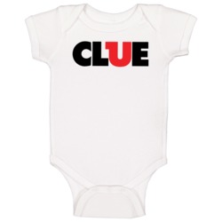 Clue Board Game Logo Baby One Piece