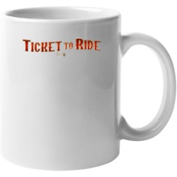 Ticket To Ride Board Game Logo Mug