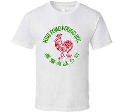 Huy Fong Foods Sauce Bottle Label New Logo Food Costume T Shirt