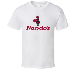 Nando's Peri Peri Sauce Bottle Label Logo Food Costume T Shirt