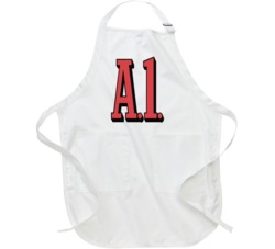 A1 Steak Sauce Bottle Label New Logo Food Costume Apron