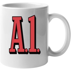 A1 Steak Sauce Bottle Label New Logo Food Costume Mug
