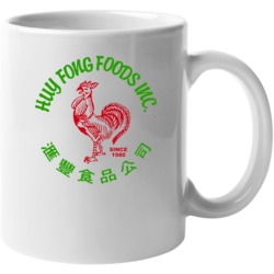 Huy Fong Foods Sauce Bottle Label New Logo Food Costume Mug