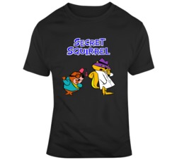 Secret And Squirrel  Retro Cartoon Character T Shirt