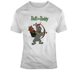 Ruff And Reddy Retro Cartoon Character T Shirt