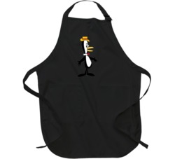 Tennessee Tuxedo Retro Cartoon Character Apron