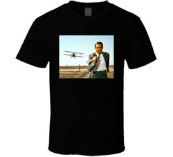 Crop-dusting Plane North By Northwest 1959 Movie T Shirt