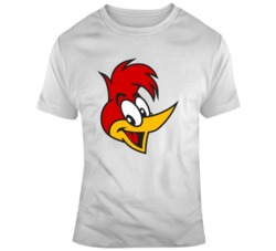 Woody Wood Pecker Cartoon Face T Shirt