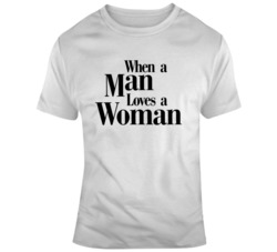 When A Man Loves A Woman Title Retro 90s Retro Movie Fan Poster Fan T 