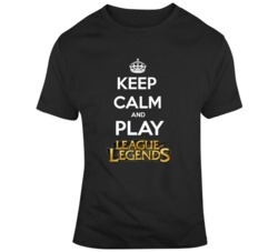 Keep Calm And Play League Of Legends Video Game Cover T Shirt Keep Calm And Play League Of Legends Video Game Cover T Shirt