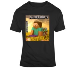 Minecraft Video Game Cover T Shirt Minecraft Video Game Cover T Shirt