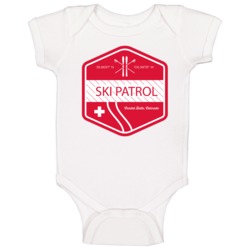 Crested Butte Colorado Ski Patrol Mountain Resort Baby One Piece