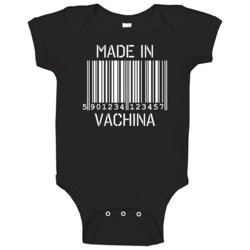 Made In Vachina Barcode Baby Baby One Piece