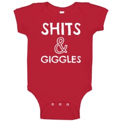 Shits And Giggles Funny Baby Baby One Piece