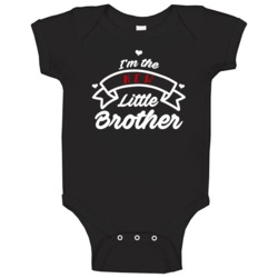 I'm The New Little Brother Matching Baby Baby One Piece