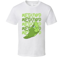 Metapod Pokemon Love Heart Video Game Cartoon Fan T Shirt