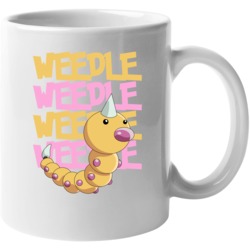 Weedle Pokemon Love Heart Video Game Cartoon Fan Mug