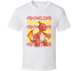 Charmeleon Pokemon Love Heart Video Game Cartoon Fan T Shirt