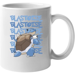 Blastoise Pokemon Love Heart Video Game Cartoon Fan Mug