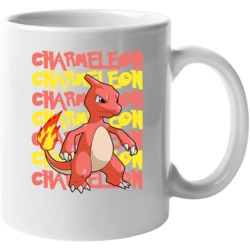 Charmeleon Pokemon Love Heart Video Game Cartoon Fan Mug
