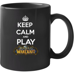 Keep Calm And Play World Of Warcraft Video Games Mug Keep Calm And Play World Of Warcraft Video Games Mug