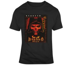 Diablo 2 Video Game Cover T Shirt Diablo 2 Video Game Cover T Shirt