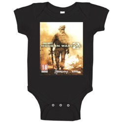 Call Of Duty Modern Warfare 2 Game Cover Baby One Piece Call Of Duty Modern Warfare 2 Game Cover Baby One Piece