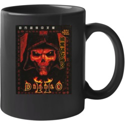 Diablo 2 Video Game Cover Mug Diablo 2 Video Game Cover Mug