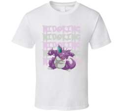Nidoking Pokemon Character Fan Poster T Shirt