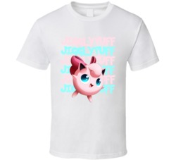 Jigglypuff Pokemon Character Fan Poster T Shirt