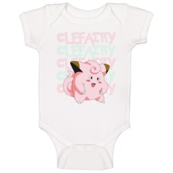 Clefairy Pokemon Character Fan Poster Baby One Piece