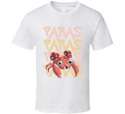 Paras Pokemon Character Fan Poster T Shirt