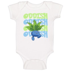 Oddish Pokemon Character Fan Poster Baby One Piece