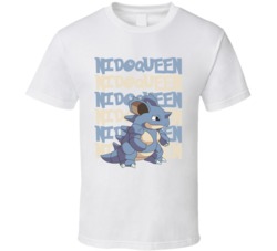 Nidoqueen Pokemon Character Fan Poster T Shirt