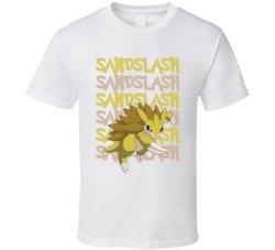 Sandslash Pokemon Character Fan Poster T Shirt