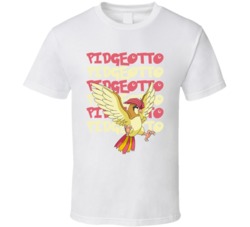 Pidgeotto Pokemon Character Fan Poster T Shirt