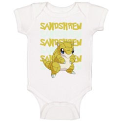 Sandshrew Pokemon Character Fan Poster Baby One Piece