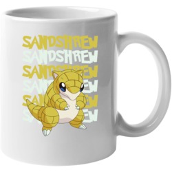 Sandshrew Pokemon Character Fan Poster Mug