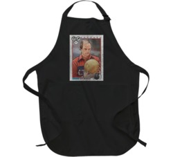 Roy Munson Vintage Retro Sports Trading Card Distressed Look Apron