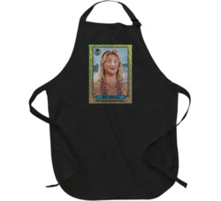 Jeff Spicoli Vintage Retro Sports Trading Card Distressed Look Apron