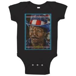 Apollo Creed Vintage Retro Sports Trading Card Distressed Look Baby On
