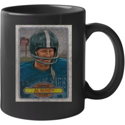 Al Bundy Vintage Retro Sports Trading Card Distressed Look Mug