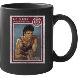 Ac Slater Vintage Retro Sports Trading Card Distressed Look Mug