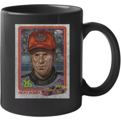 Ricky Bobby Vintage Retro Sports Trading Card Distressed Look Mug