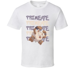 Primeape Pokemon Video Game Movie Cartoon Character Fan Poster T Shirt