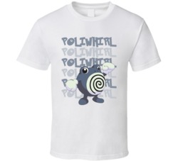 Poliwhirl Pokemon Video Game Movie Cartoon Character Fan Poster T Shir