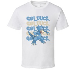 Golduck Pokemon Video Game Movie Cartoon Character Fan Poster T Shirt